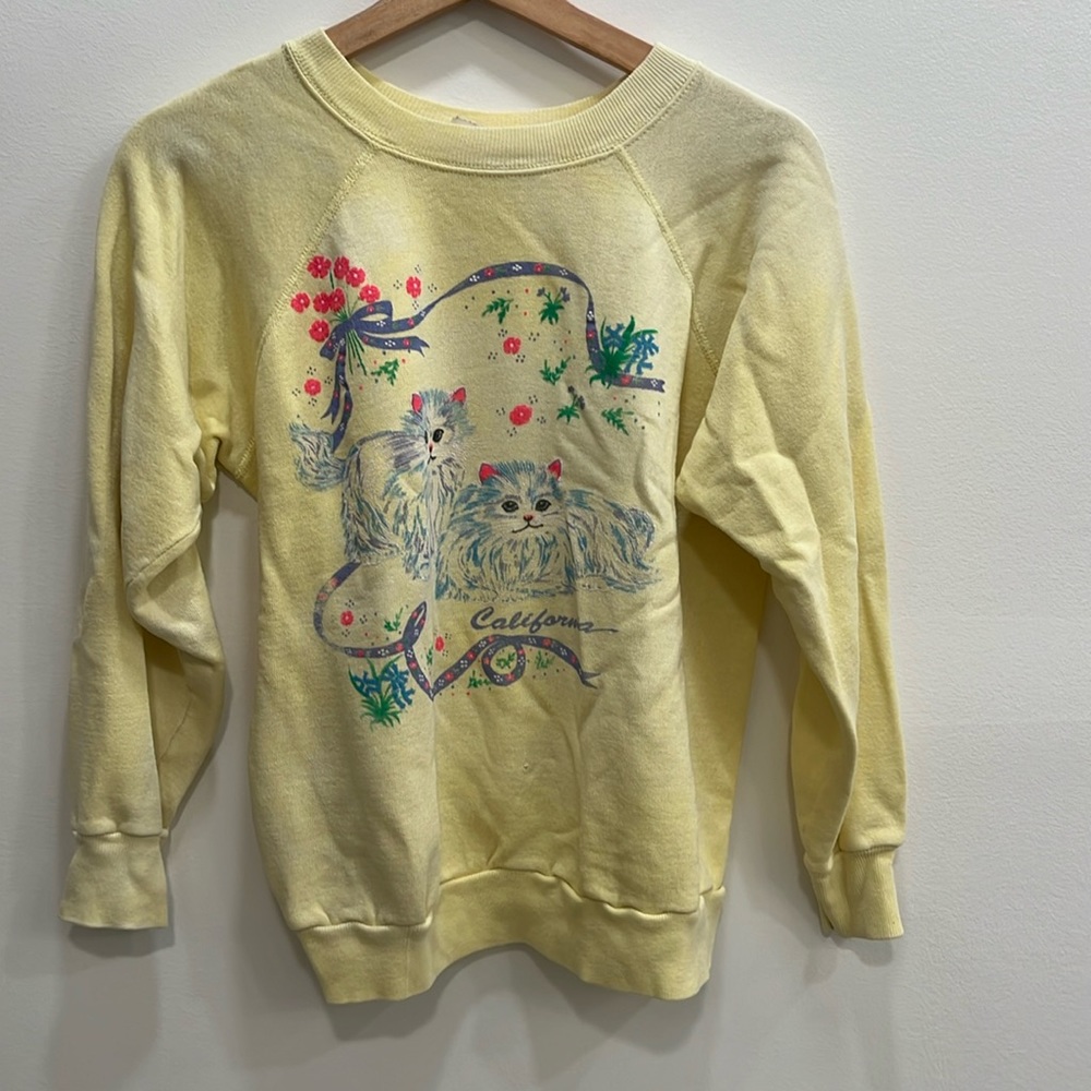 Vintage Cat Sweatshirt